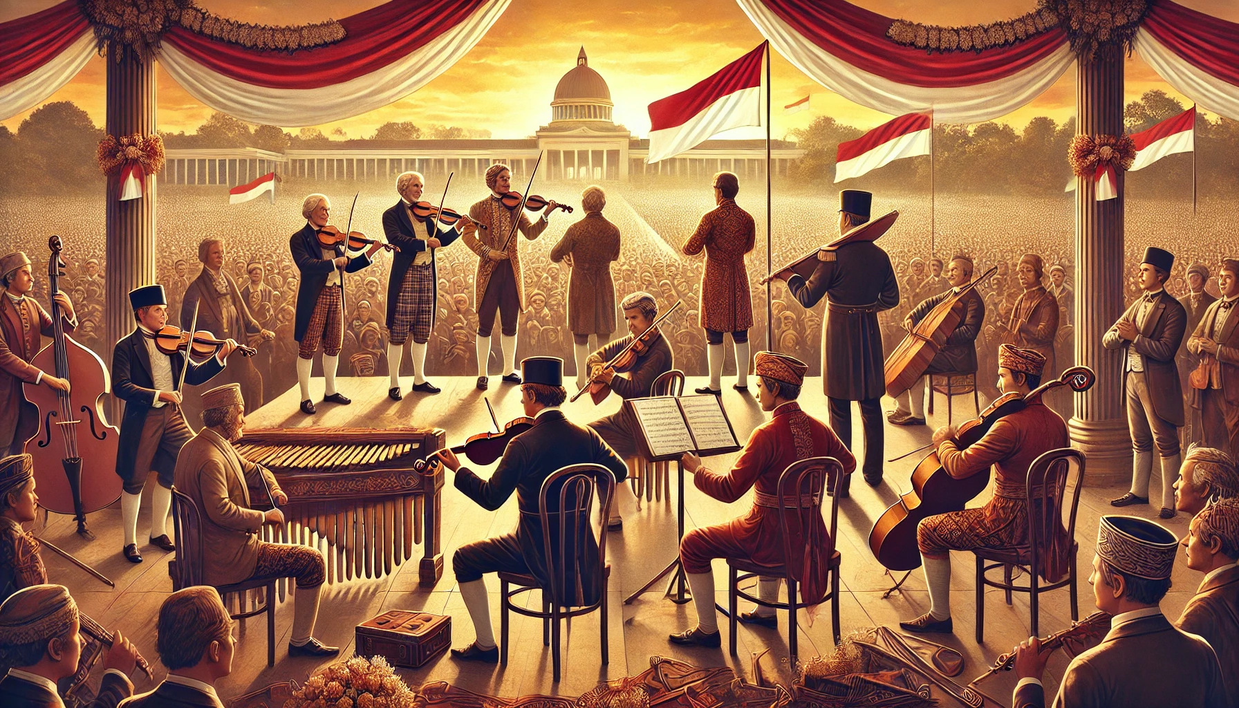 Lagu Indonesia Raya Pertama Kali Dimainkan Menggunakan Alat Musik
