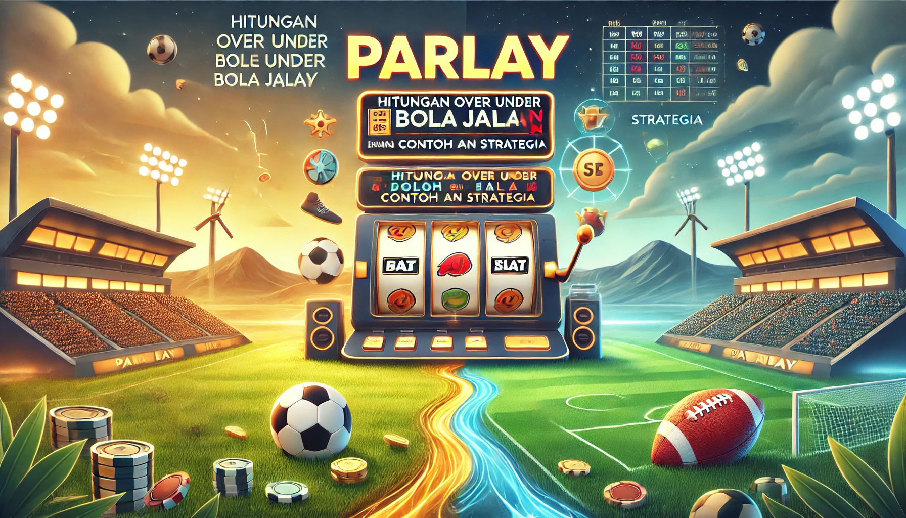 Hitungan Over Under Bola Jalan Lengkap dengan Contoh dan Strategi