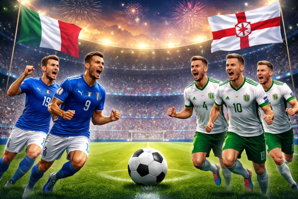 Statistik Italy vs Northern Ireland