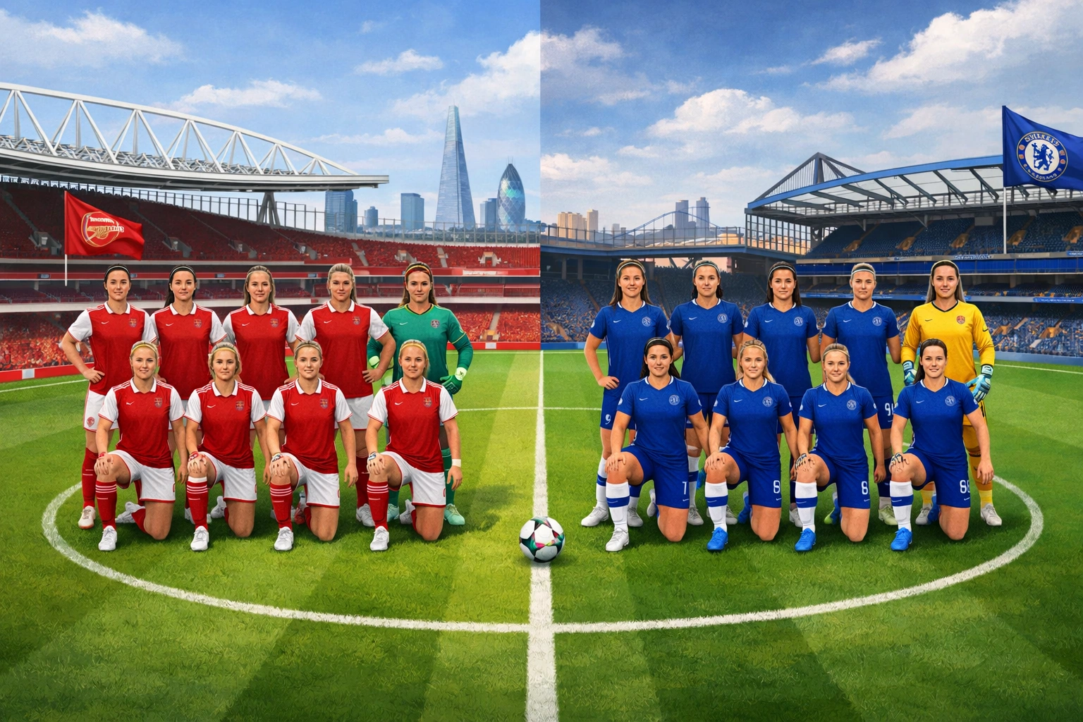 Susunan Pemain Arsenal Women vs Chelsea Women Prediksi Ketat UWCL