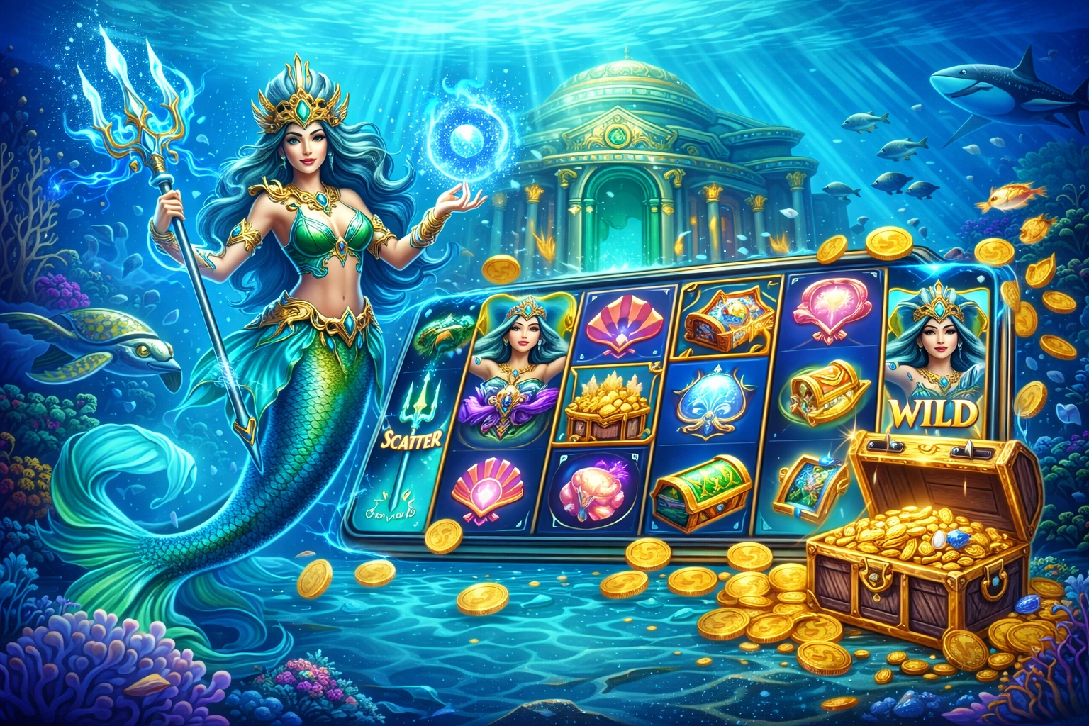 Slot Kadita Ocean Fury Game Slot Bertema Dewi Laut Yang Populer