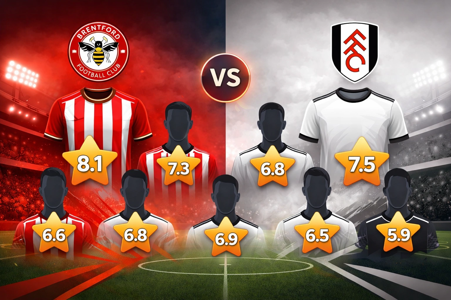 Rating Pemain Brentford Vs Fulham Prediksi Sengit Derby London Barat