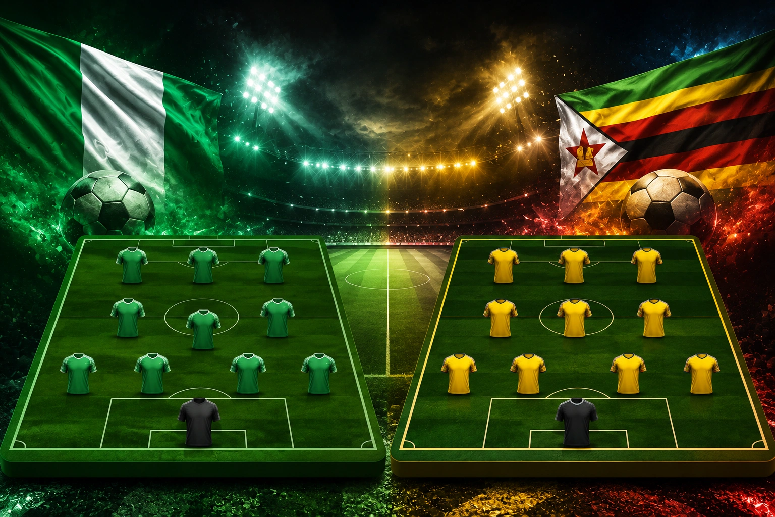 Prediksi dan Susunan Pemain Nigeria vs Zimbabwe