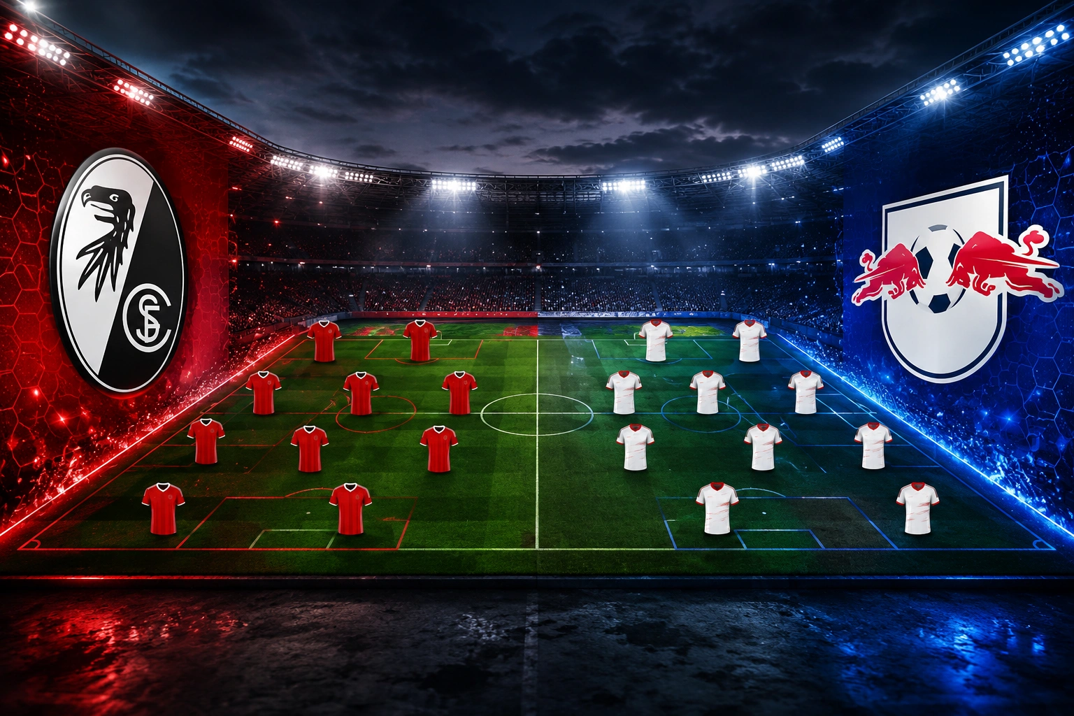 Statistik dan Susunan Pemain Freiburg vs RB Leipzig