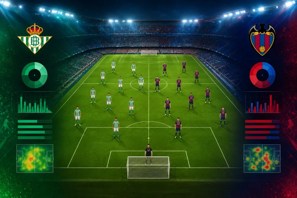 Statistik dan Susunan Pemain Real Betis vs Levante