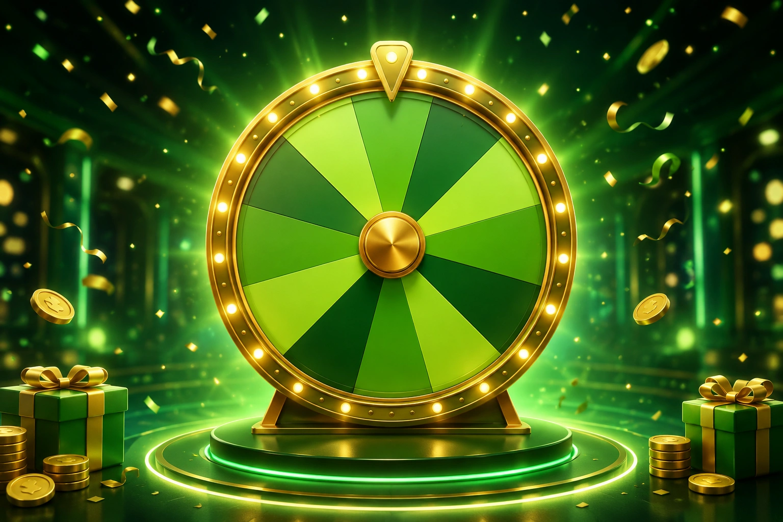Lucky Spin Apk Hijau Modern Dengan Gameplay Ringan Dan Bonus Interaktif