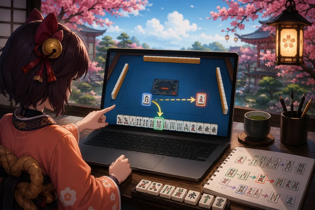 Tutorial Bermain Mahjong Soul
