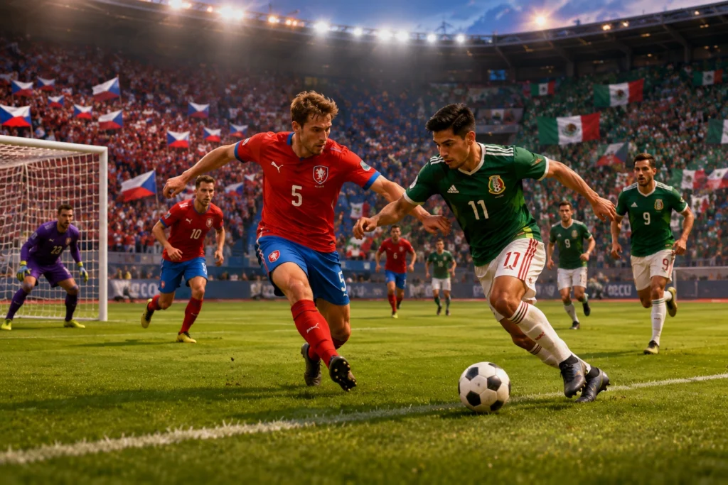 Susunan Pemain dan Prediksi Skor Czech Republic vs Mexico