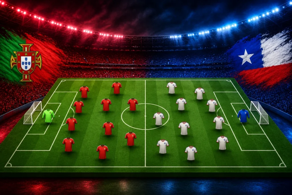 Prediksi Pertandingan Persahabatan Portugal vs Chile