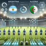 Statistik dan Susunan Pemain Argentina vs Algeria