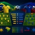 Statistik dan Susunan Pemain Brazil vs Haiti