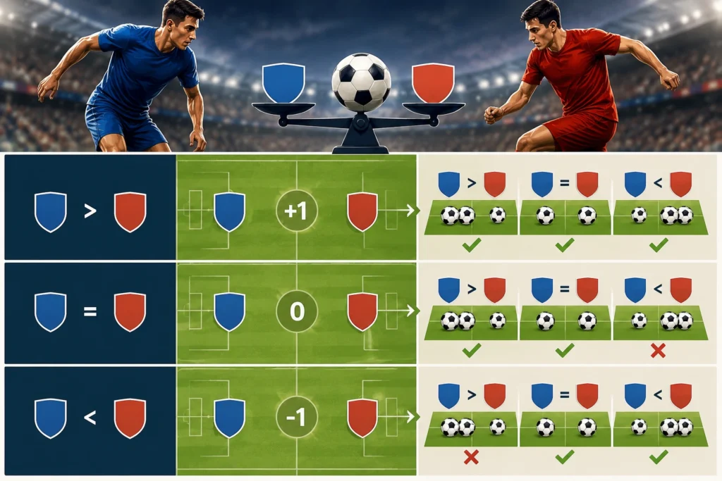 cara hitung handicap bola