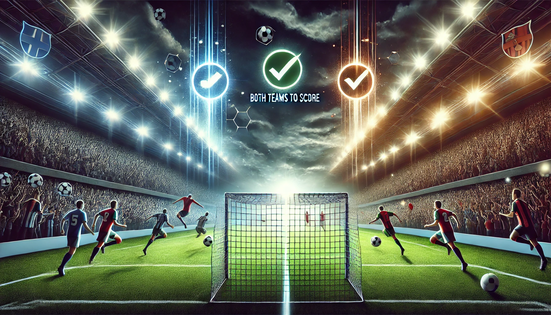 parlay kedua tim mencetak gol