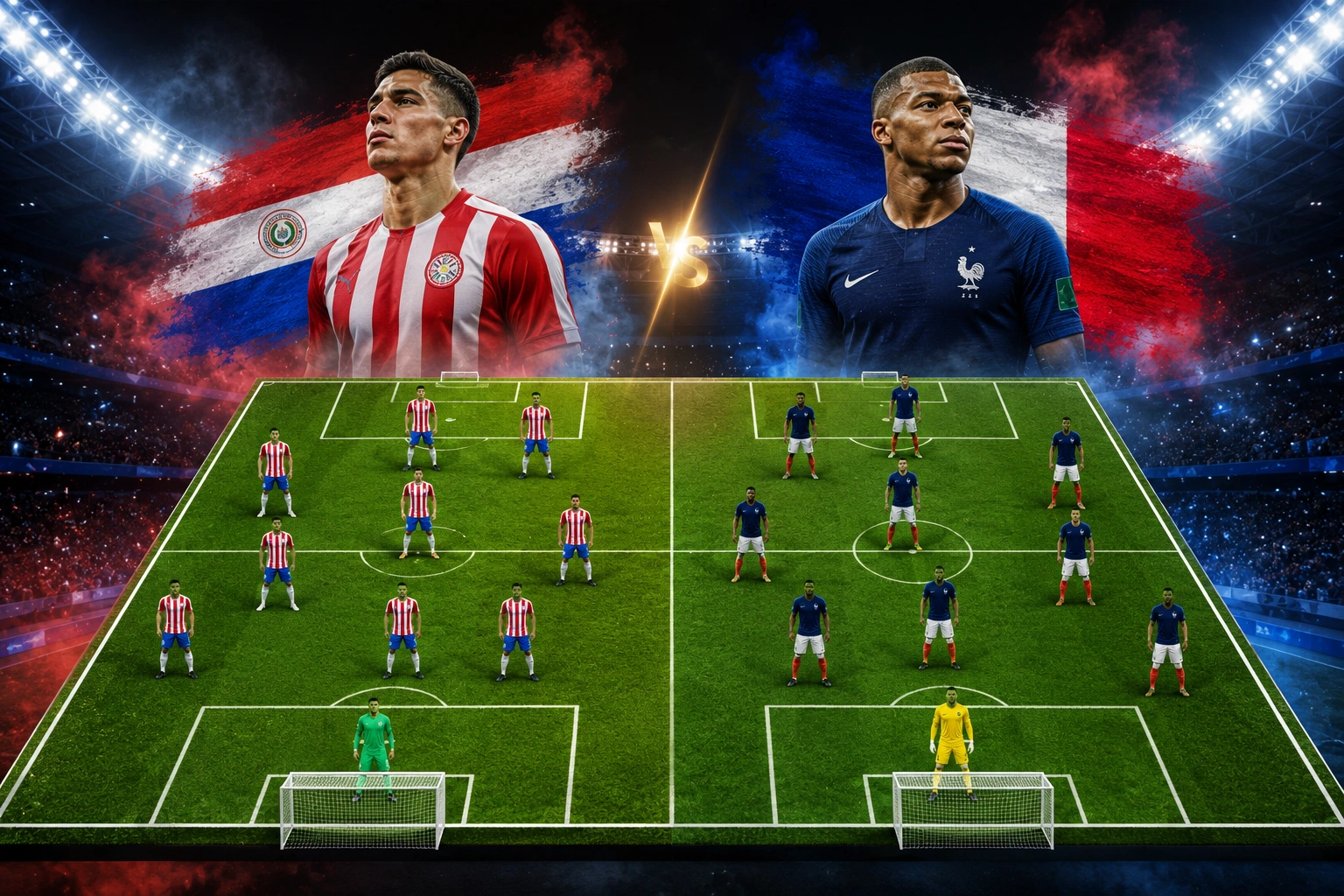 Prediksi Pertandingan dan Susunan Paraguay vs France